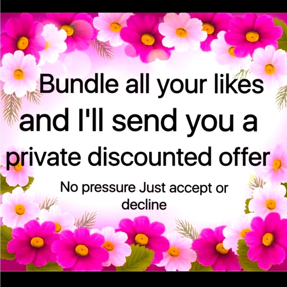 Do you see other items of interest in my closet? Make a bundle and save!!!! 🥰